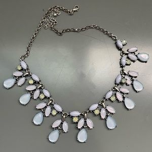 Opalescent statement necklace